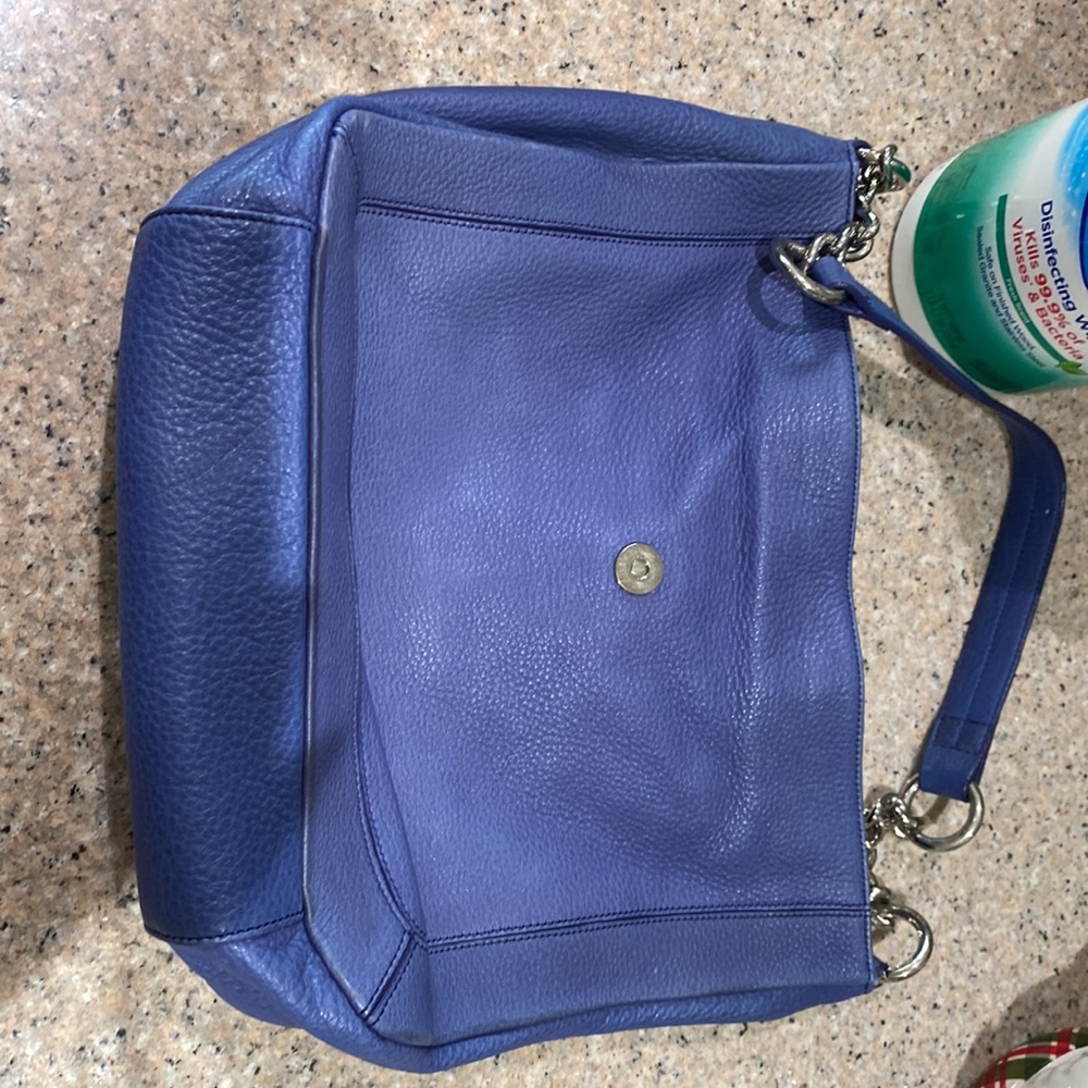 Purple Calvin Klein shoulder bag. - Picture 6 of 8